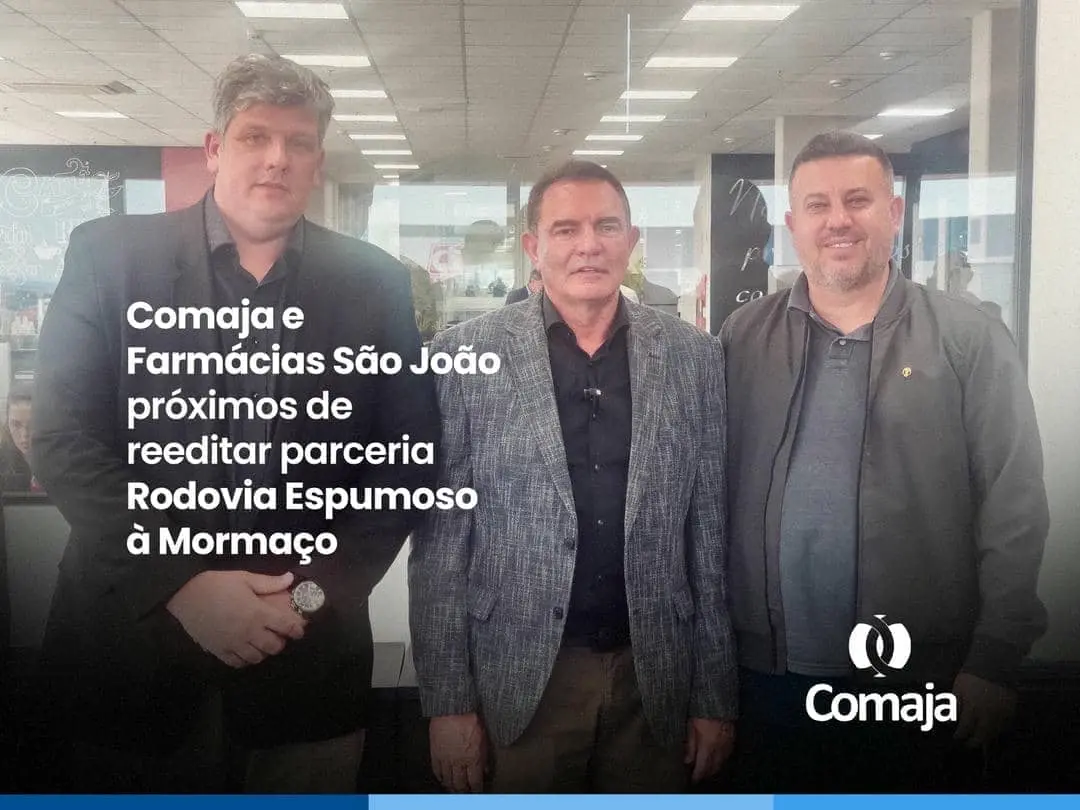 RODOVIA ESPUMOSO/MORMAÇO COMEÇA A SE TORNAR REALIDADE, REFORÇANDO A PARCERIA ENTRE COMAJA E FARMÁCIAS SÃO JOÃO