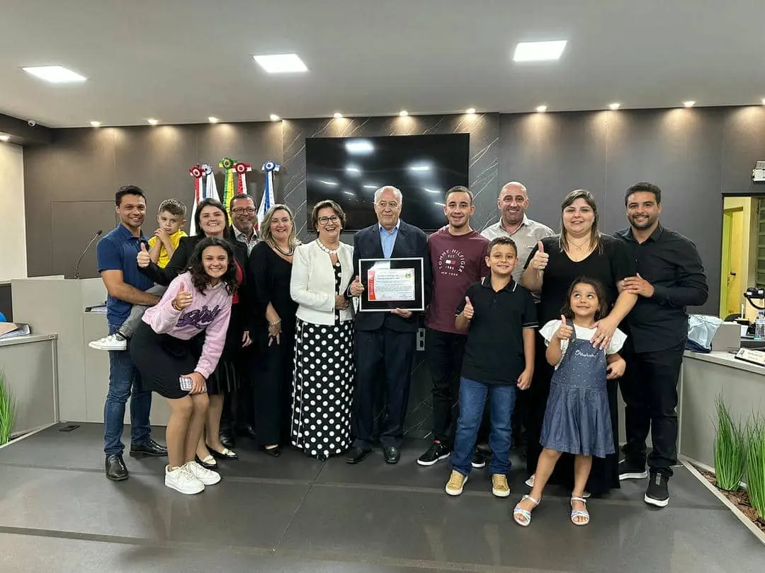 Título de Cidadão Honorário é Concedido ao Sr. Olando Kanitz Durante Sessão da Câmara Municipal de Ibirubá