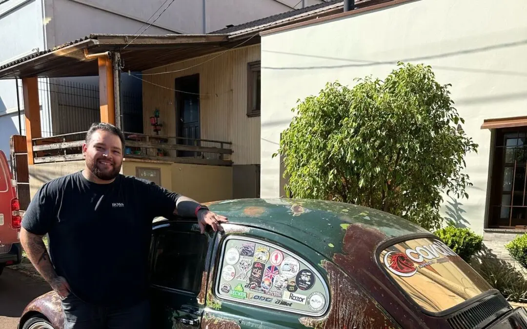 Estilo Rat Look: Conheça o Fusca 1969 de Henrique Lauxen