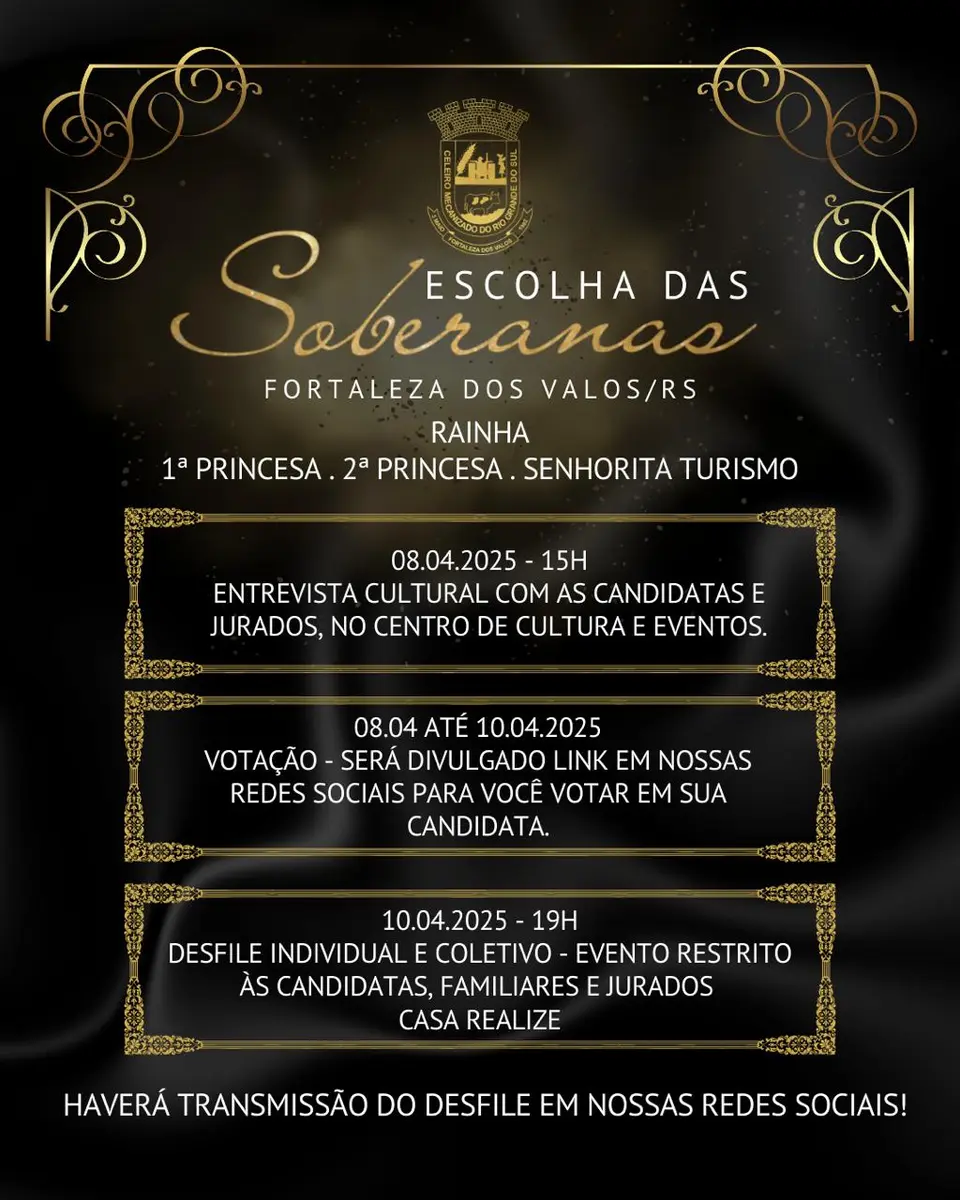 Fortaleza dos Valos Escolhe suas Novas Soberanas