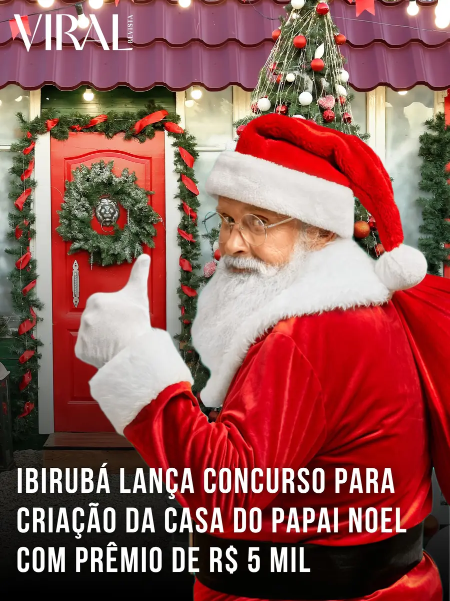 Ibirubá lança concurso para criação da Casa do Papai Noel com prêmio de R$ 5 mil