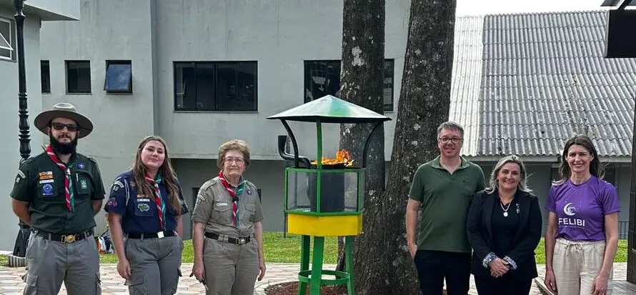 IBIRUBÁ RECEBE O FOGO SIMBÓLICO E DÁ INÍCIO À SEMANA DA PÁTRIA 🔥