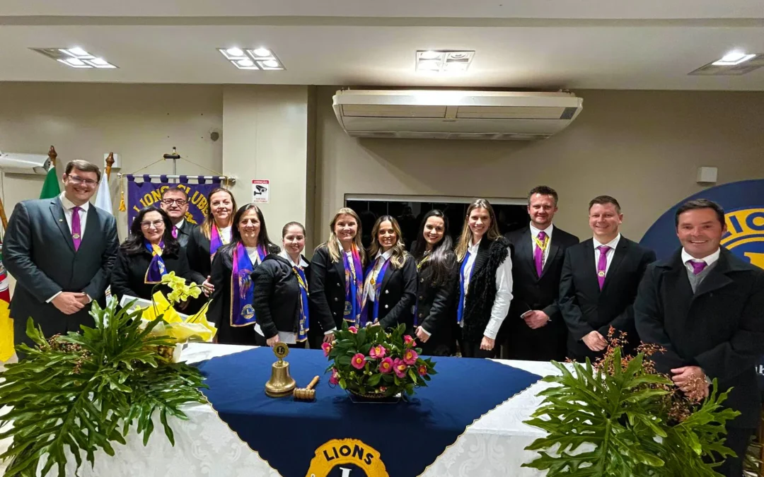 Posse da nova diretoria destaca o protagonismo das mulheres no Lions Clube de Ibirubá
