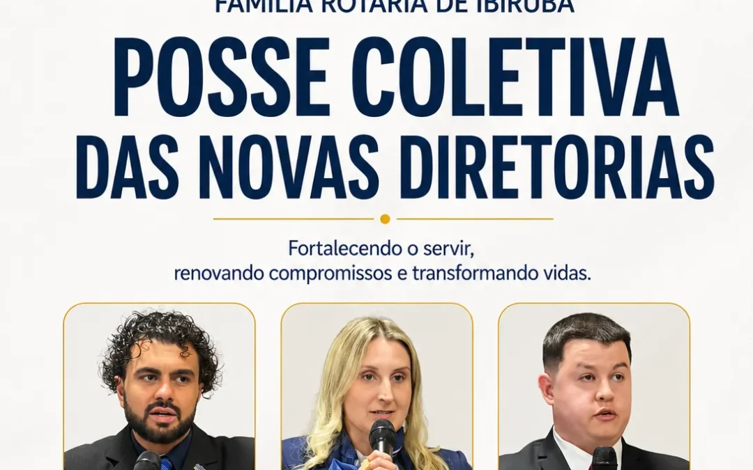 Família Rotária de Ibirubá empossa novas diretorias e celebra o legado das gestões anteriores