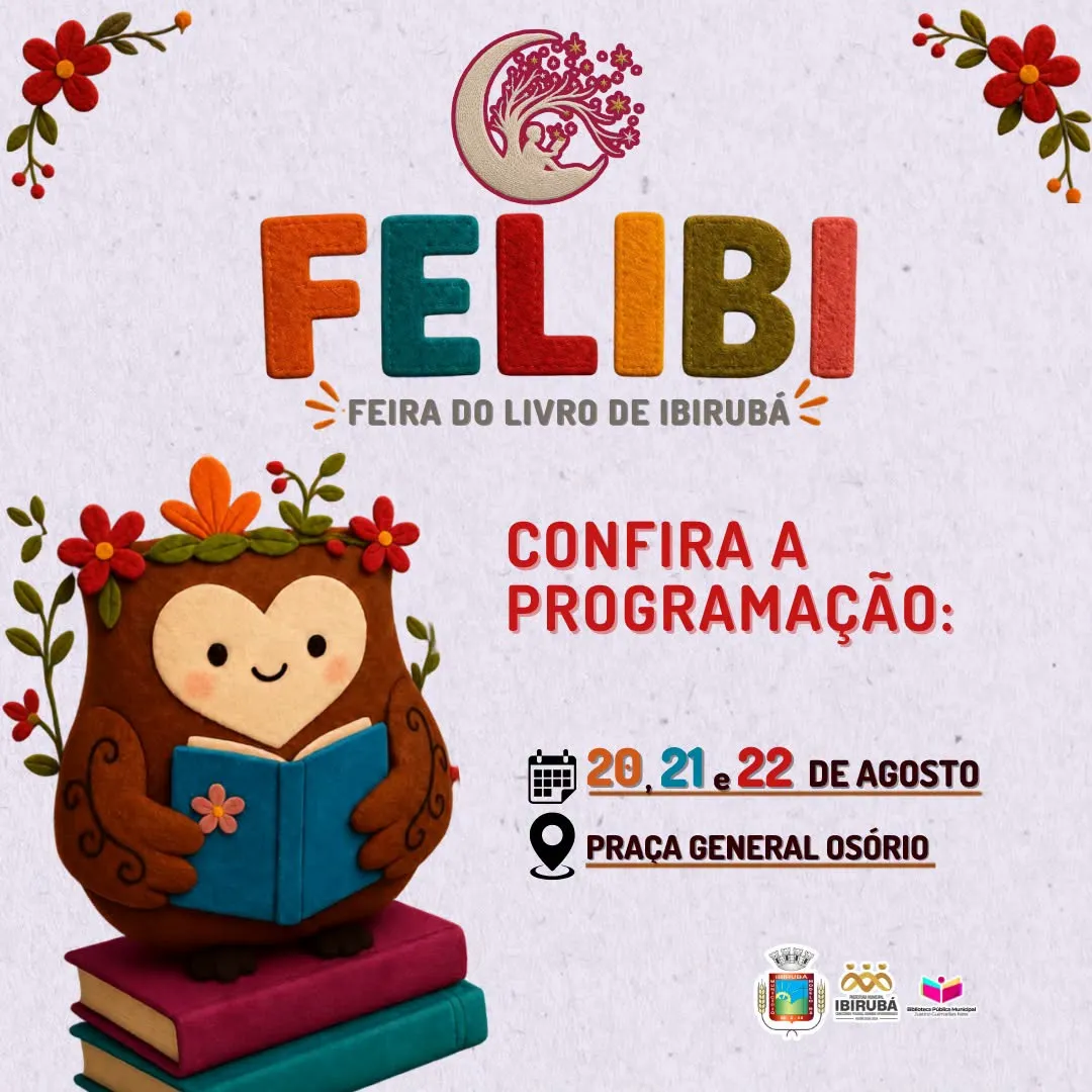 7ª FELIBI destaca Jorge Gonçalves Ferreira como patrono e Cristiele Terhorst como escritora homenageada