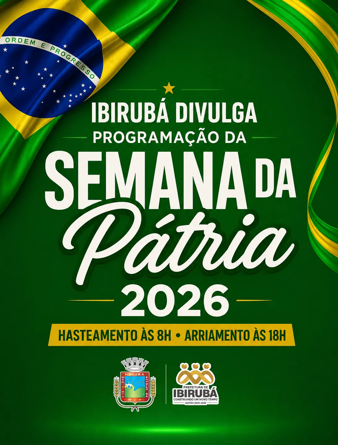 Ibirubá divulga programação da Semana da Pátria 2026