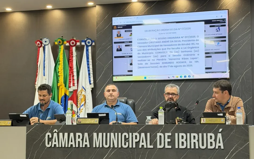 Sessão Ordinária nº 017/2026, de 17 de agosto de 2026