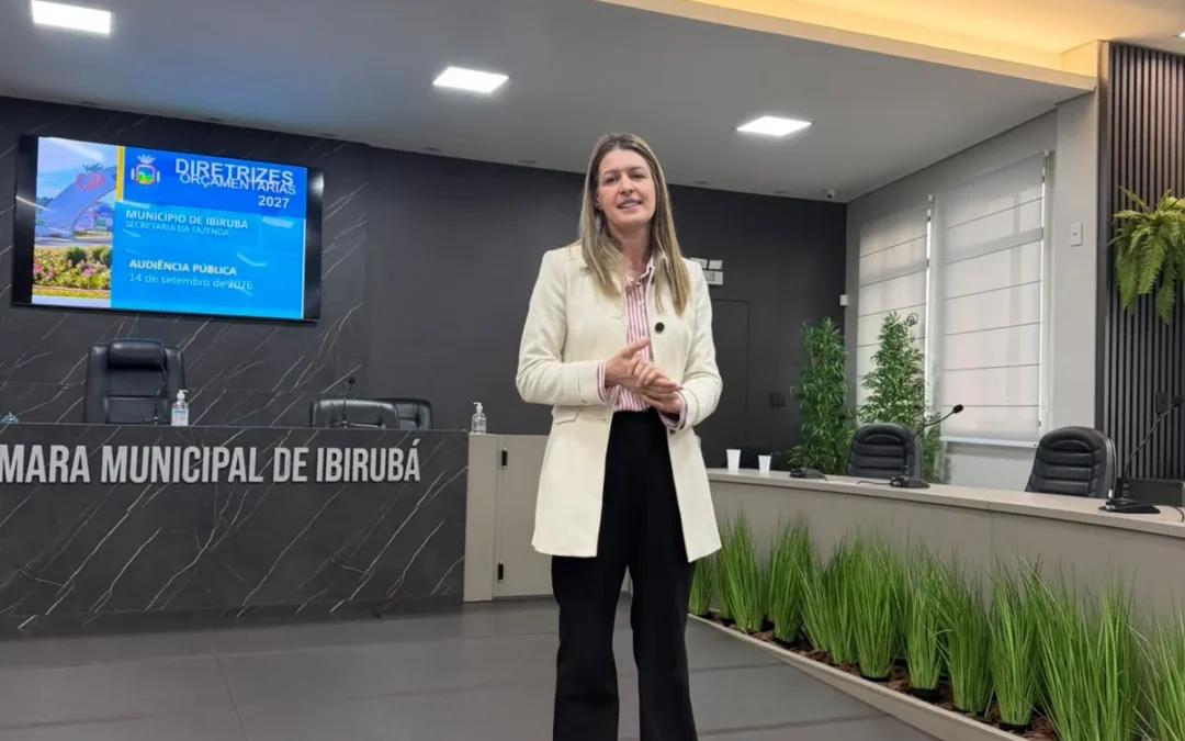 Ibirubá apresenta LDO 2027 com alerta para queda na arrecadação e redução de investimentos
