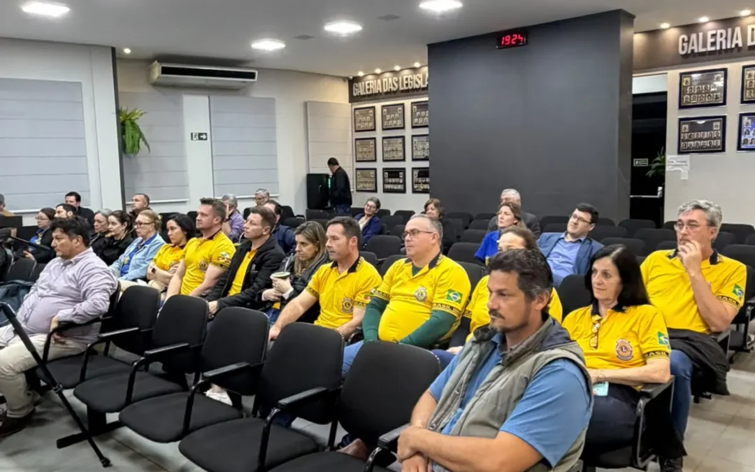 Câmara de Ibirubá apresenta dados da LDO 2027 e recebe o Lions Clube em sessão ordinária