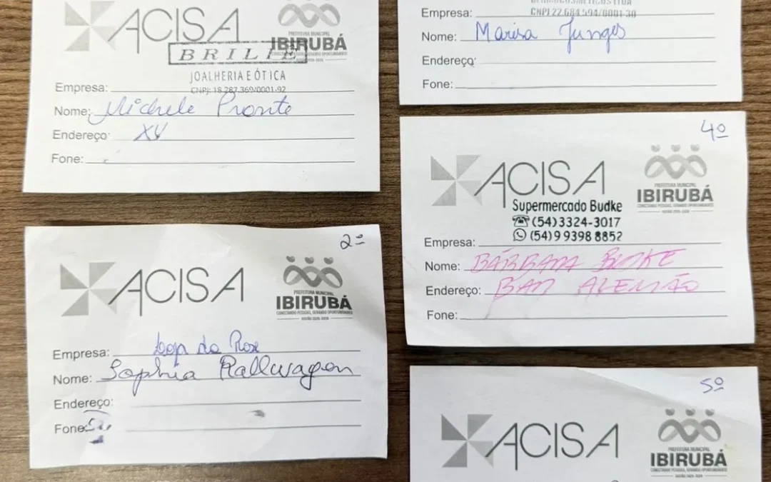 ACISA realiza penúltimo sorteio do Festival de Prêmios 2026 e contempla cinco consumidoras